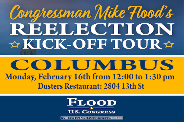 Congressman Flood Kickoff Event in Columbus